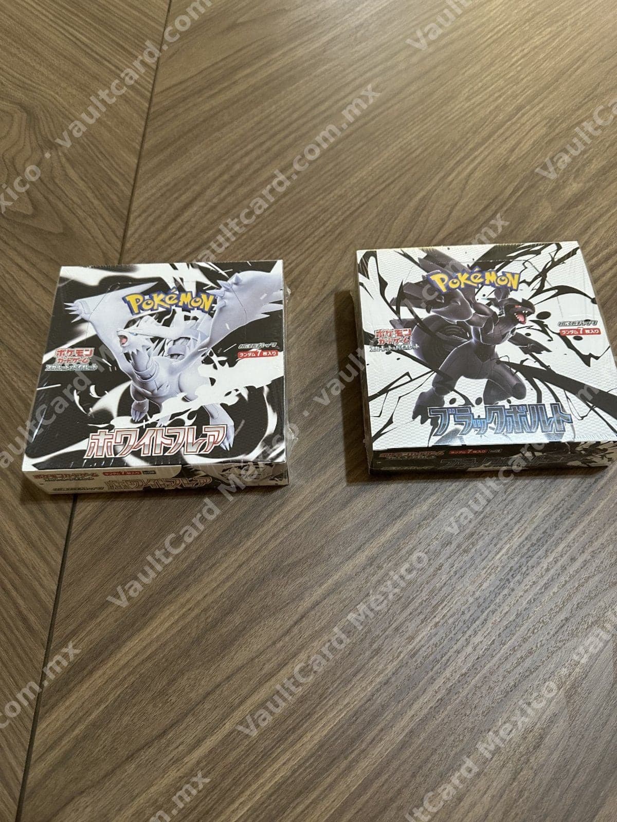 Lote 2 Booster Box Pokémon TCG - White Flare y Black Bolt Japonés Sellado