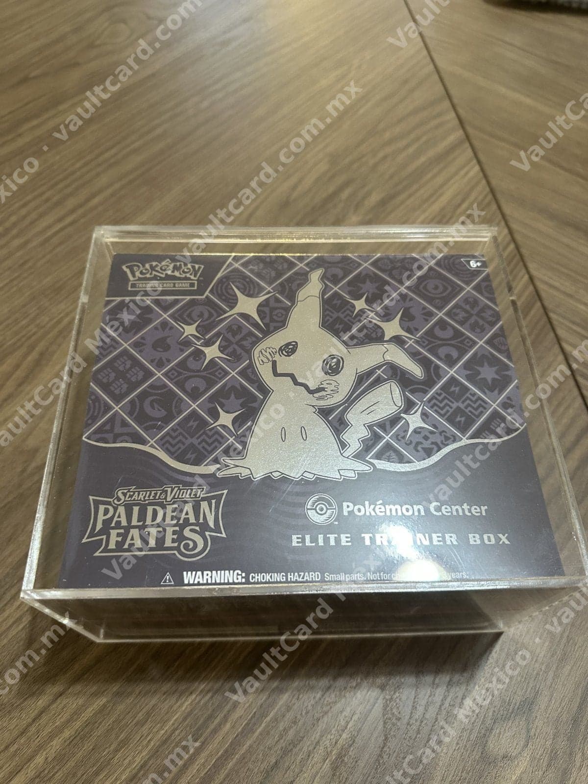 Elite Trainer Box Paldean Fates (PAF) - Pokémon Center - Mimikyu - Inglés Sellado