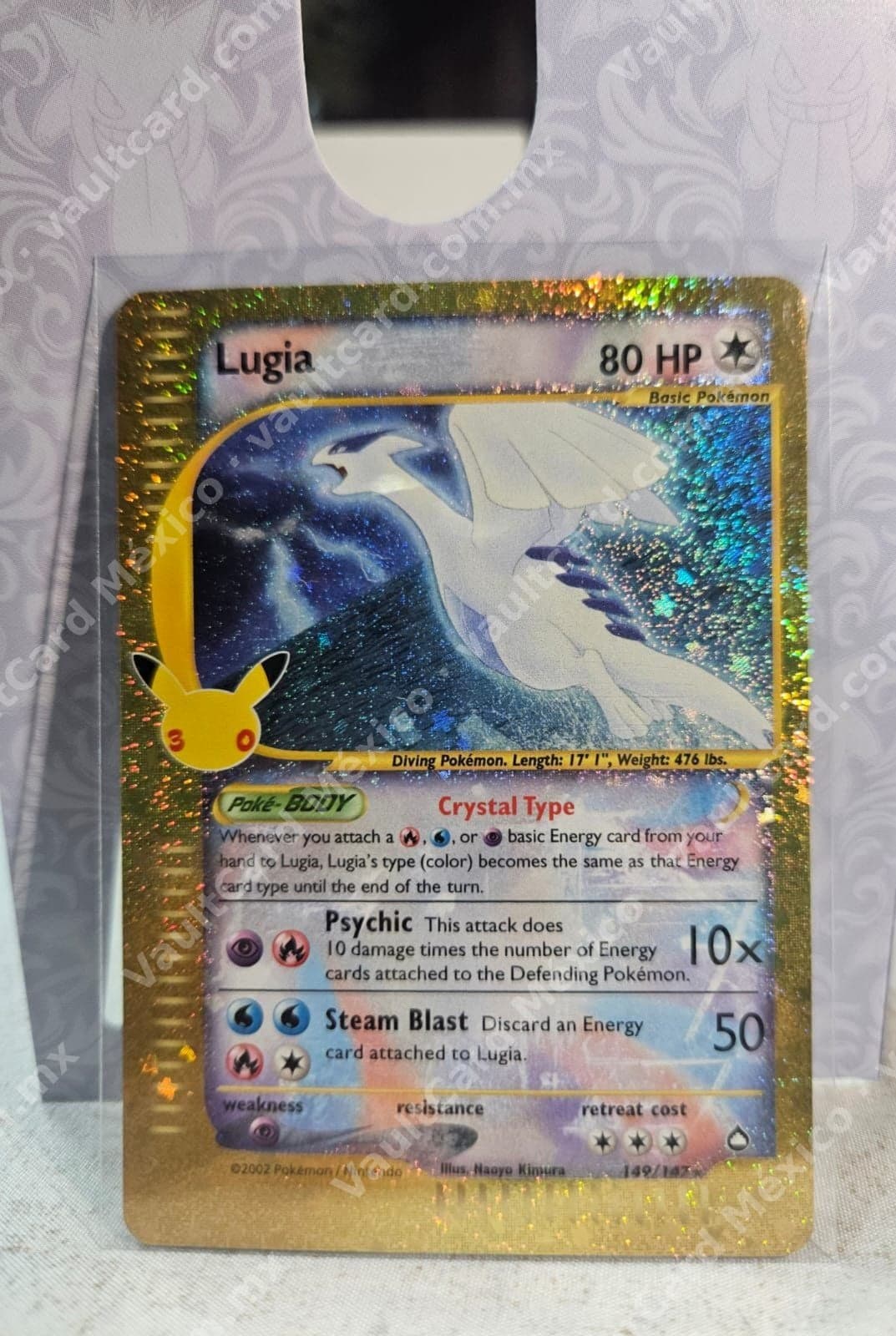 Lugia Crystal Type 149/147 - 30th Celebrations (Classic Collection)