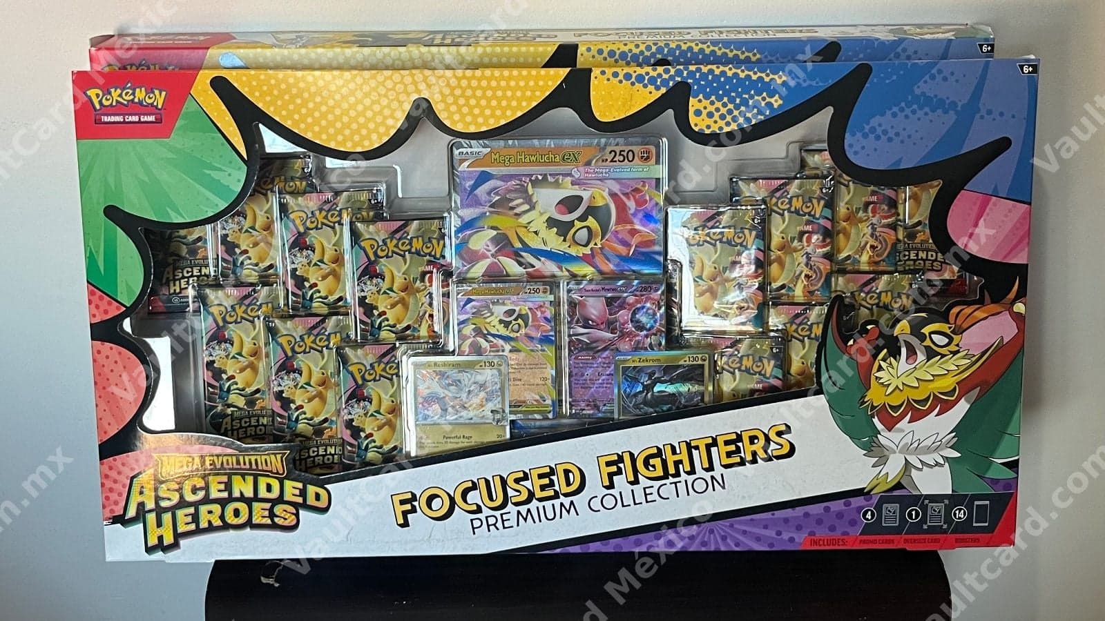 Focused Fighters Premium Collection - Mega Evolution Ascended Heroes (ASC) Inglés Sellado
