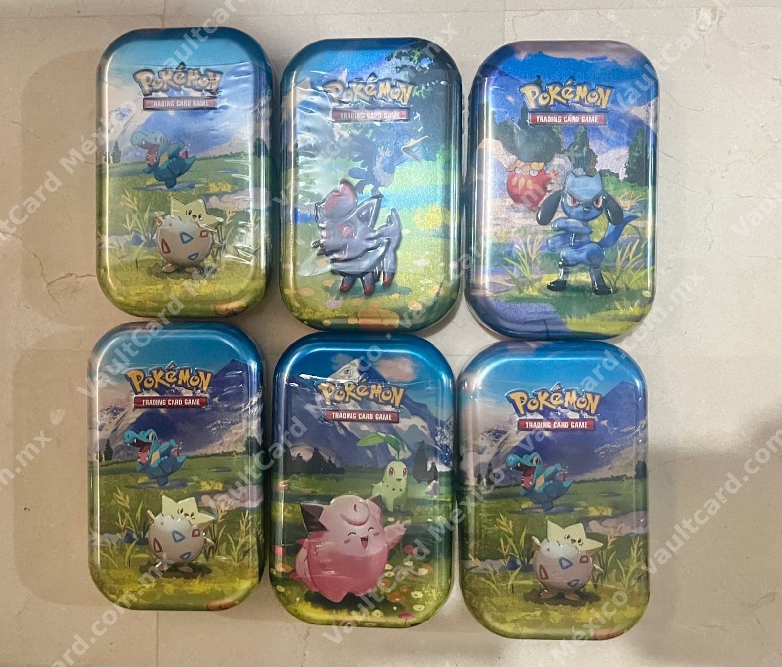 Lote 6 Mini Tins Pokémon TCG - Ascended Heroes Sellado