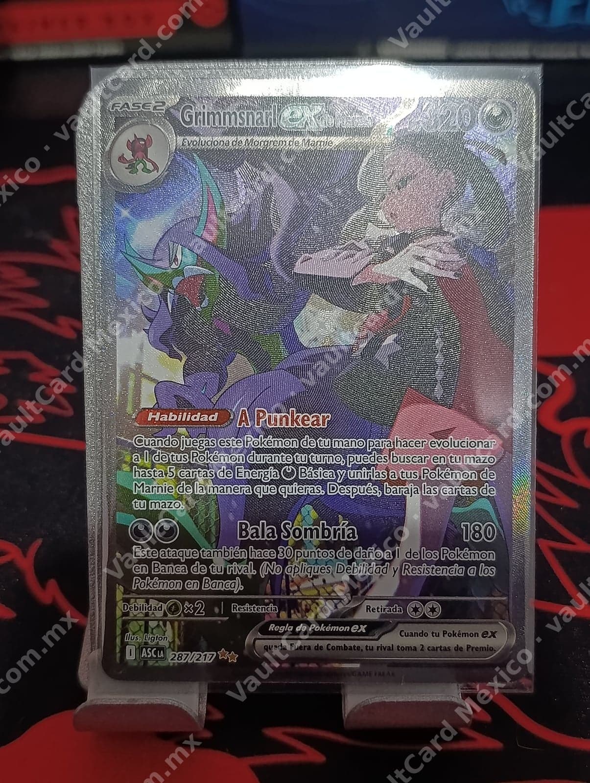 Grimmsnarl ex 287/217 - (ASC) Español - Special Illustration Rare