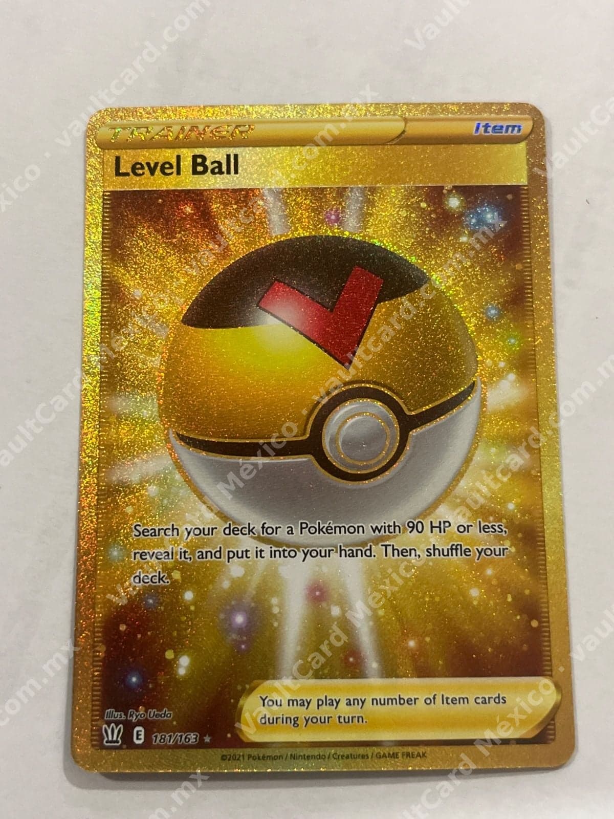 Level Ball 181/163 - Battle Styles (BST) Inglés - Gold Secret Rare