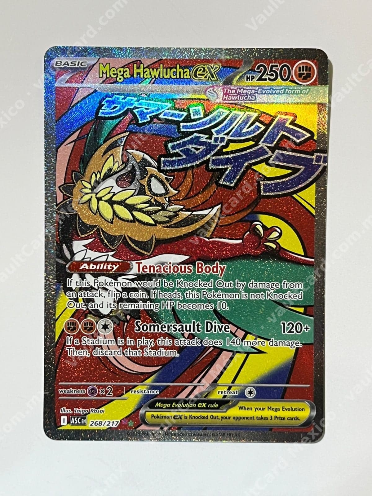 Mega Hawlucha ex 268/217 - (ASC) Inglés