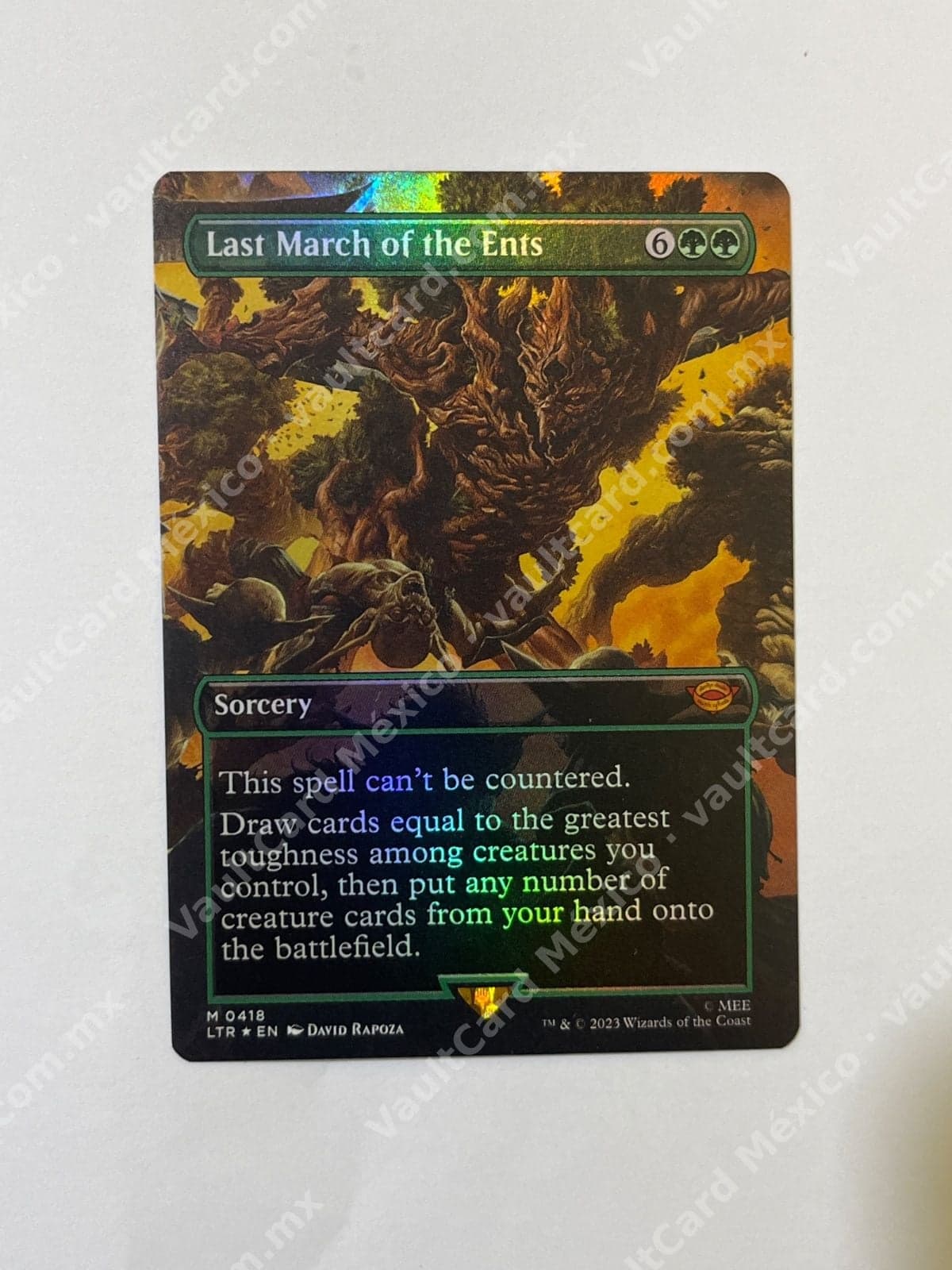 Last March of the Ents #0418 - LTR El Señor de los Anillos (Inglés) Foil Borderless