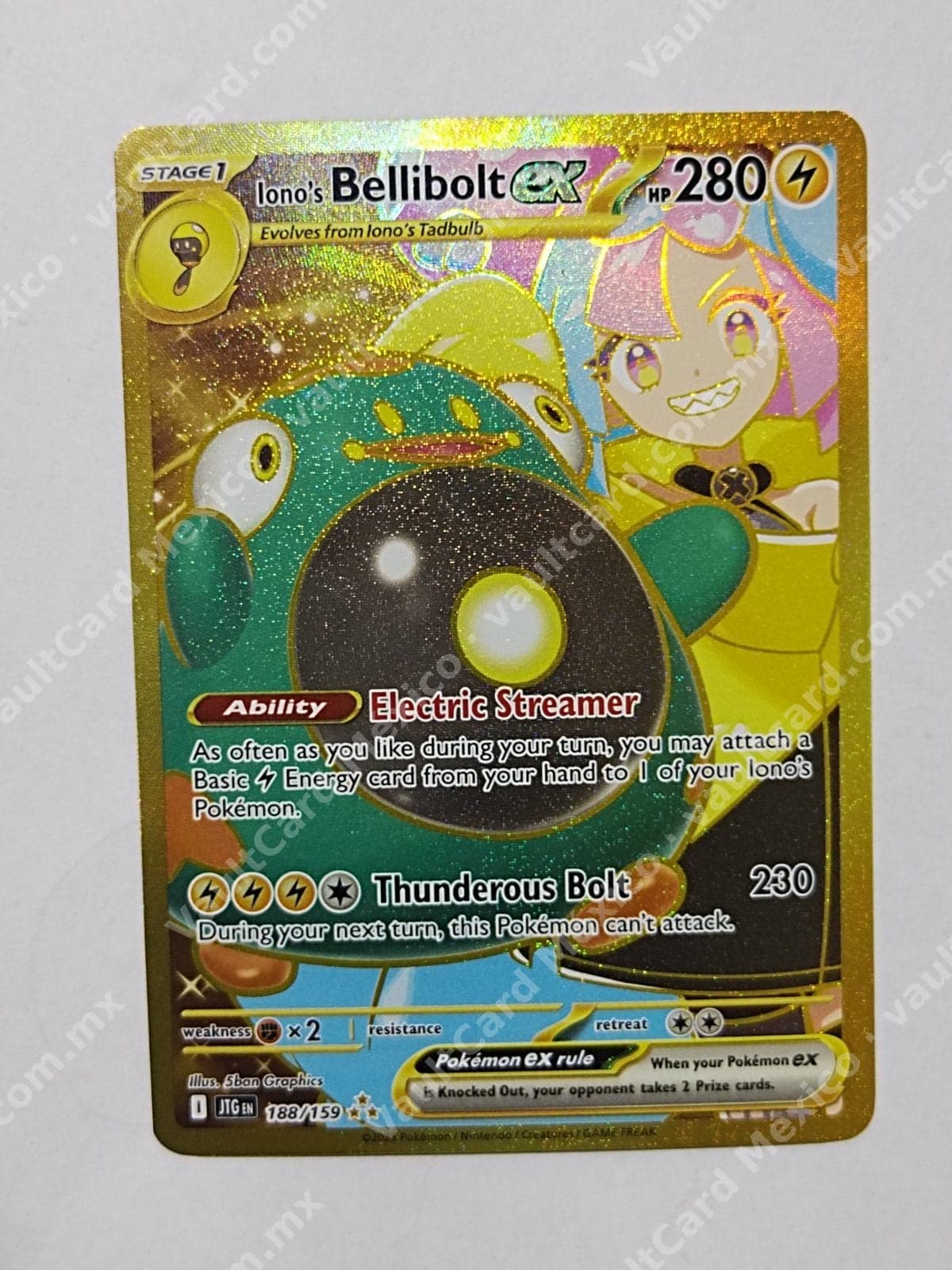 Iono's Bellibolt ex 188/159 - (JTG) Inglés Special Illustration Rare