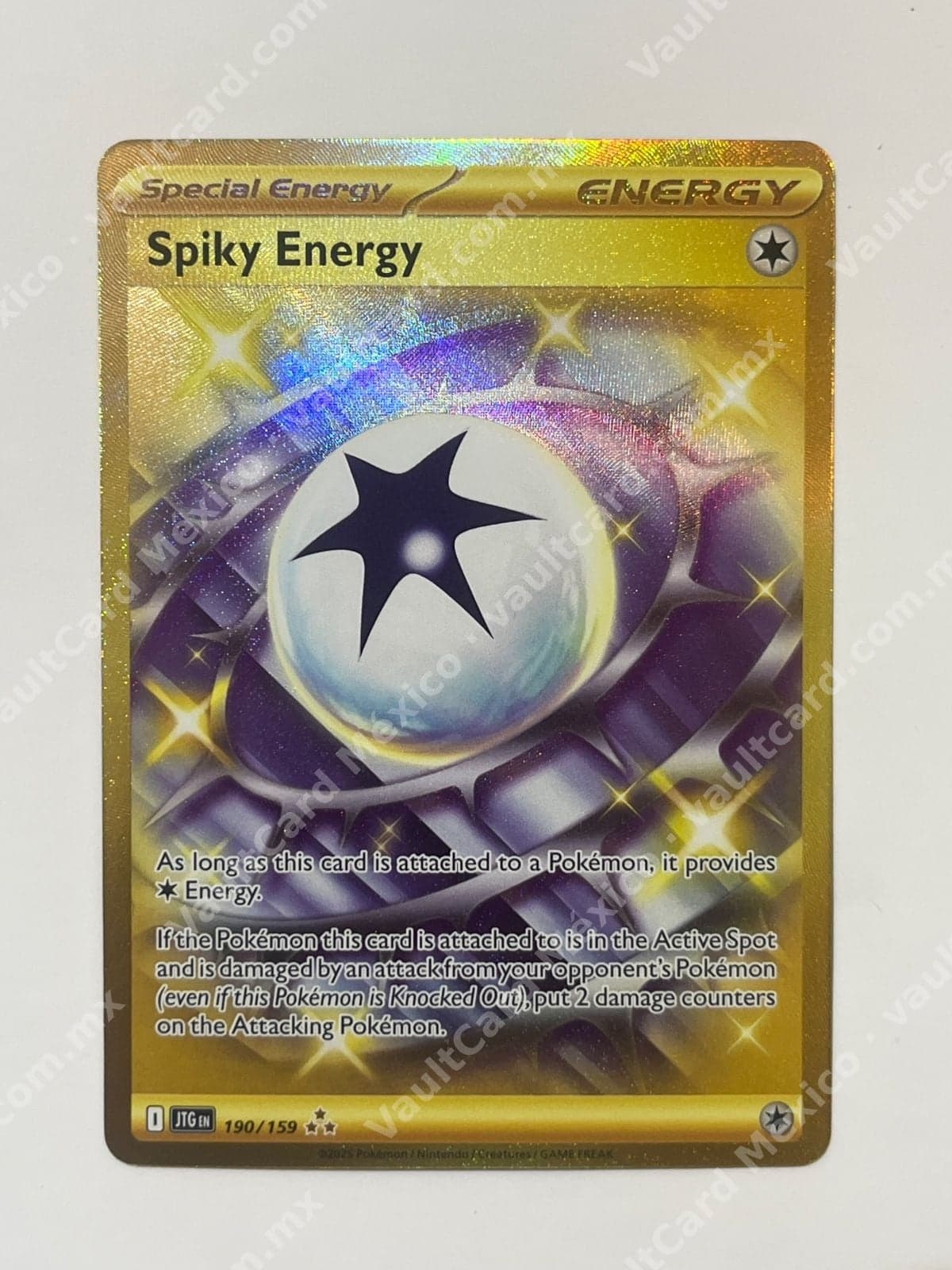 Spiky Energy 190/159 - (JTG) Inglés - Carta Oro Hyper Rare