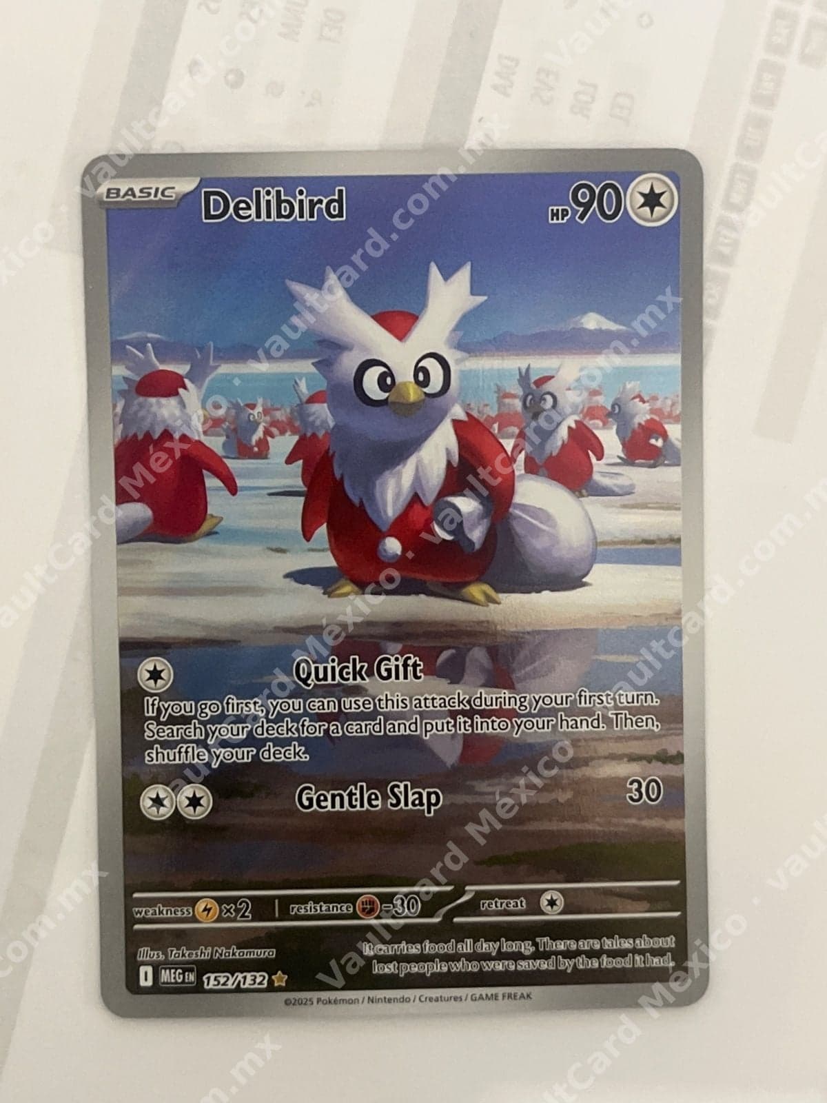 Delibird 152/132 - (MEG) Inglés - Illustration Rare