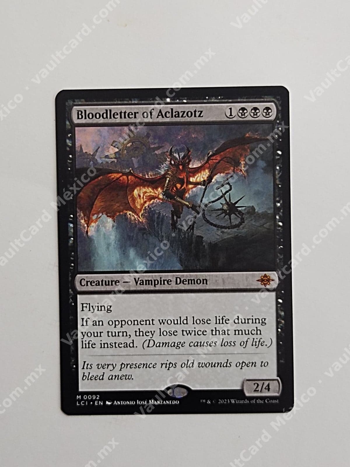 Bloodletter of Aclazotz 0092 - The Lost Caverns of Ixalan (LCI) - Inglés - Mythic Rare