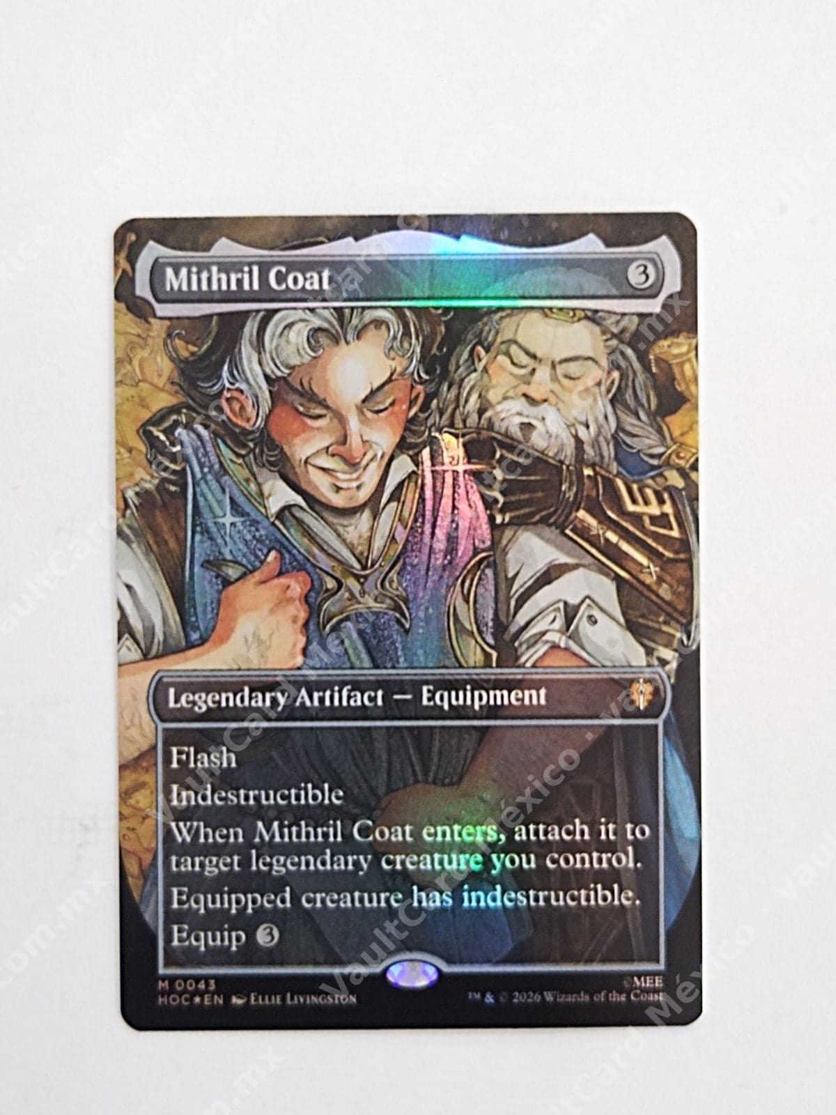 Mithril Coat #0043 (HOC) - Foil Borderless - Inglés - Magic MTG