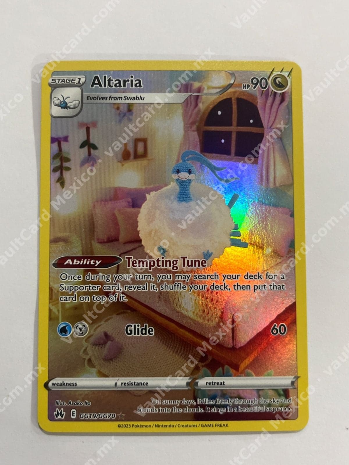Altaria GG19/GG70 - Crown Zenith Galarian Gallery Inglés