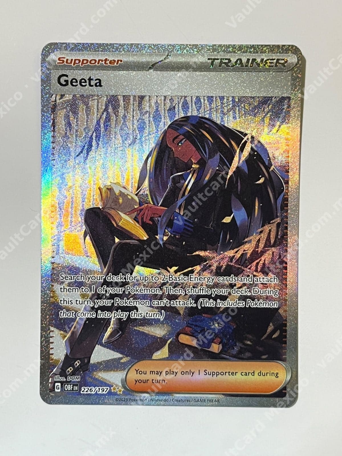 Geeta 226/197 - Obsidian Flames (OBF) Inglés - Special Illustration Rare