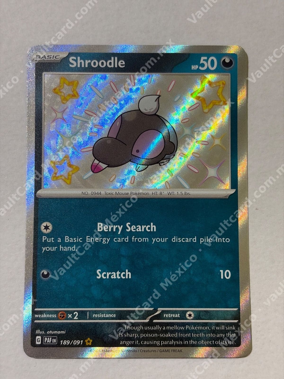 Shroodle Shiny 189/091 - PAF Inglés