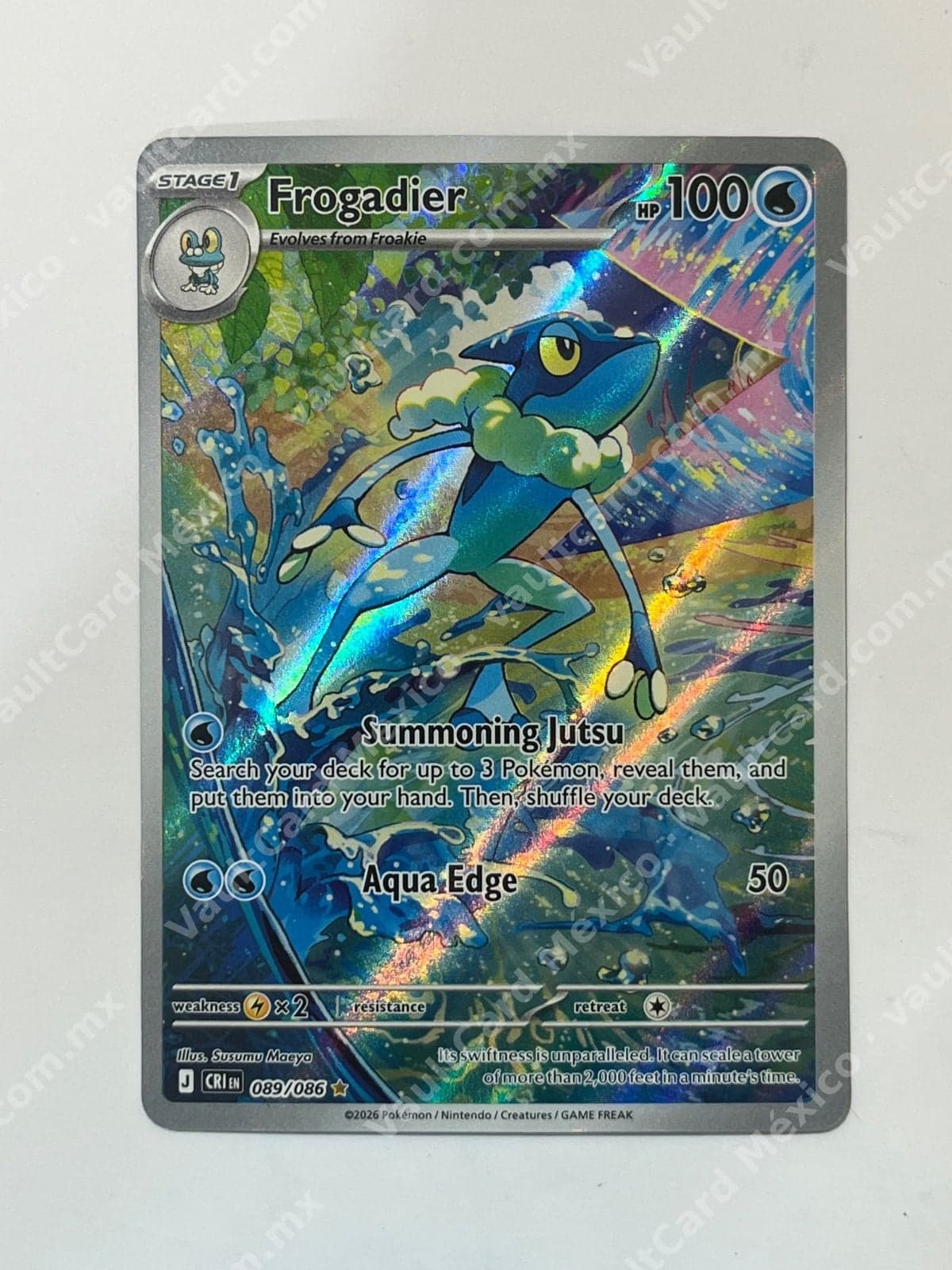 Frogadier 089/086 - (CRI) Inglés - Illustration Rare