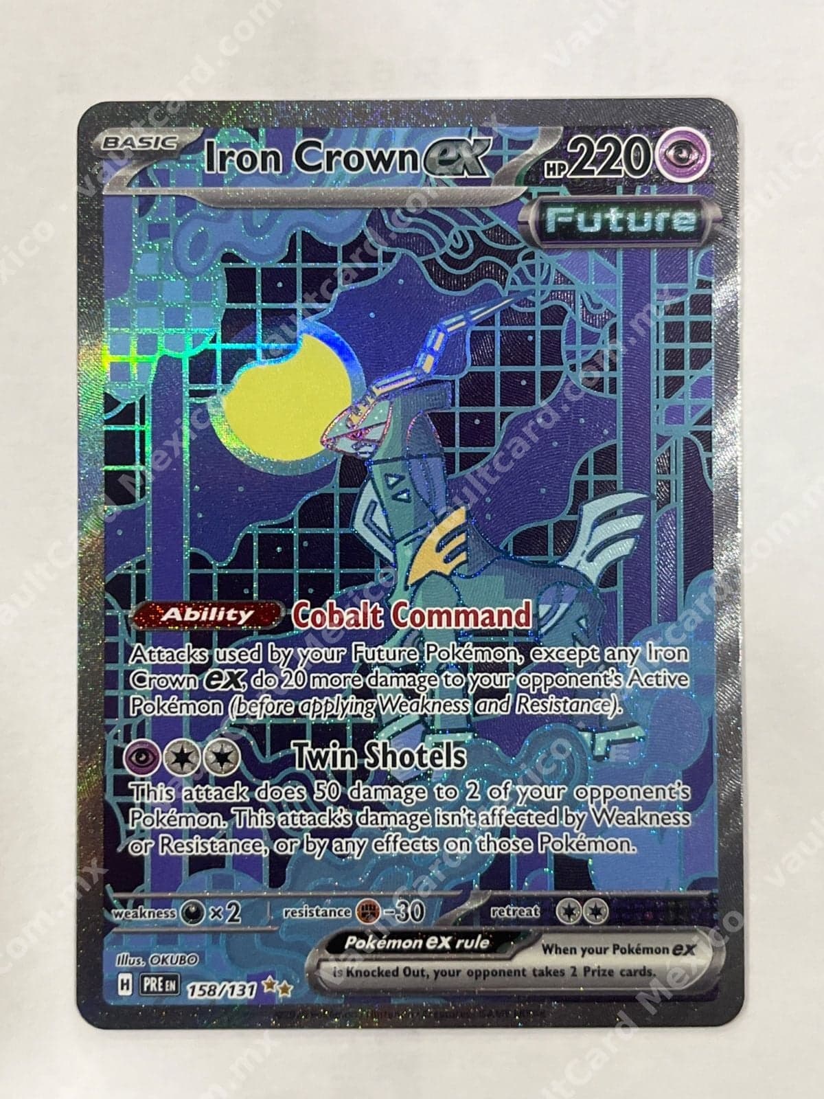 Iron Crown ex 158/131 - Temporal Forces (PRE) Inglés Special Illustration Rare