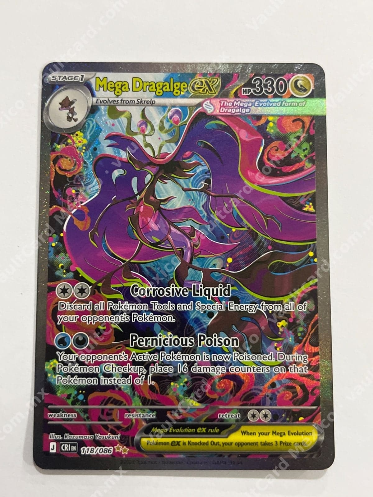 Mega Dragalge ex 118/086 - (CRI) Inglés - Special Illustration Rare
