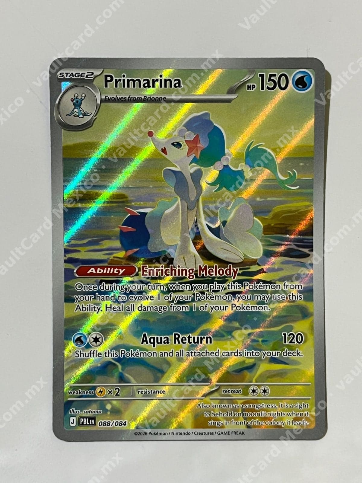 Primarina 088/084 - (PBL) Japonés Illustration Rare