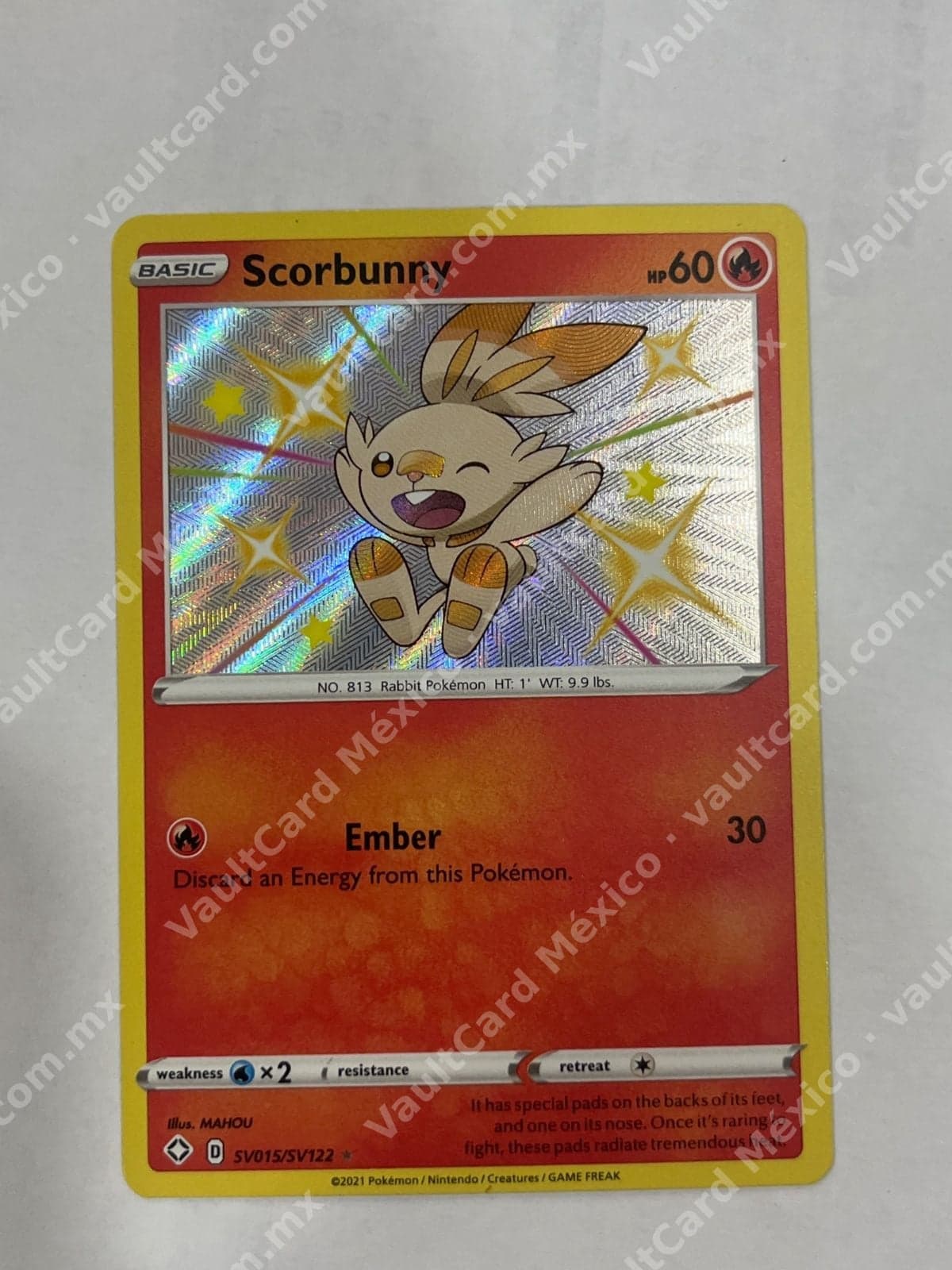 Scorbunny SV015/SV122 Shiny Vault - Shining Fates Inglés