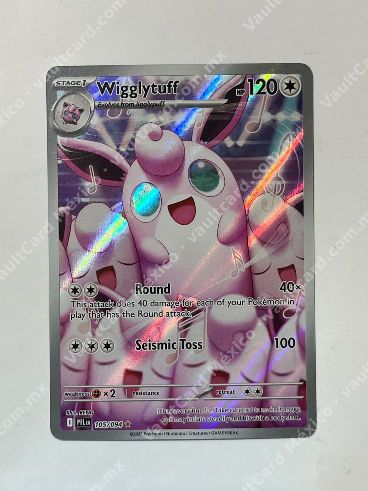 Wigglytuff 105/094 - PFL Inglés (Illustration Rare)