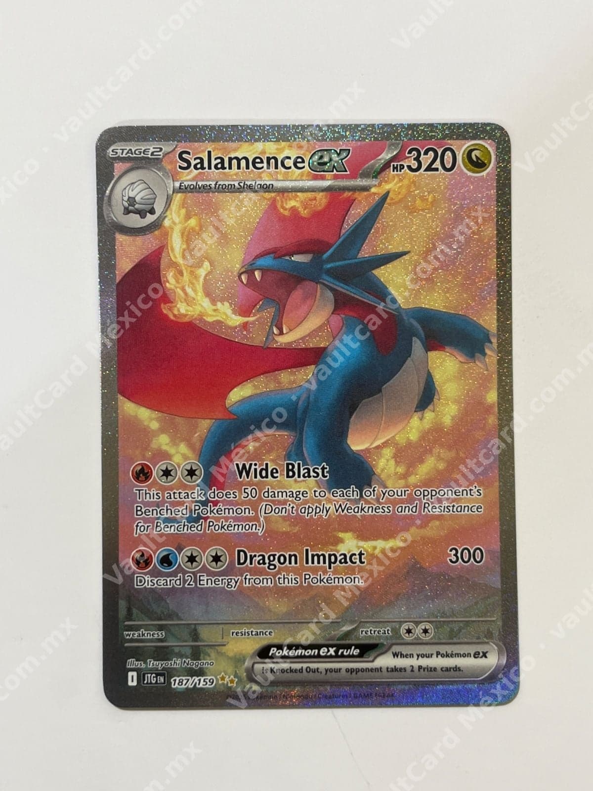 Salamence ex 187/159 - (JTG) Inglés - Special Illustration Rare