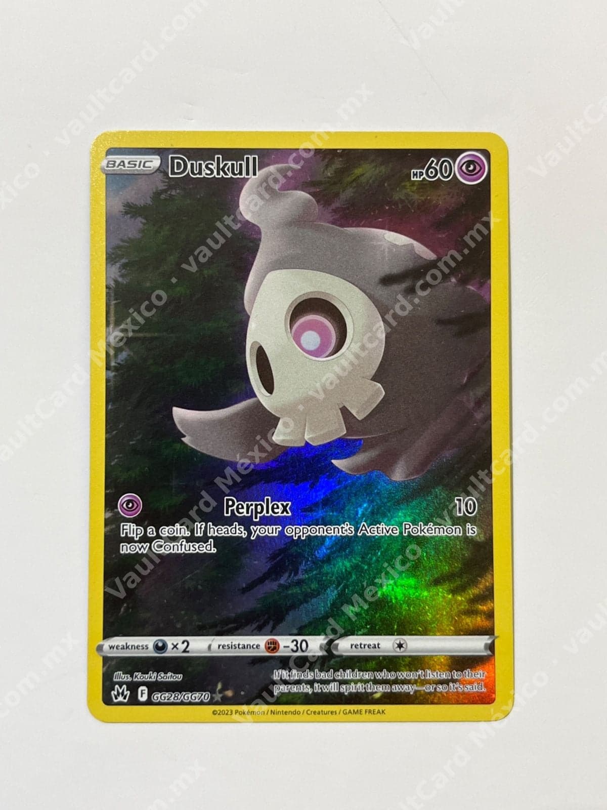 Duskull GG28/GG70 - Crown Zenith Galarian Gallery Inglés