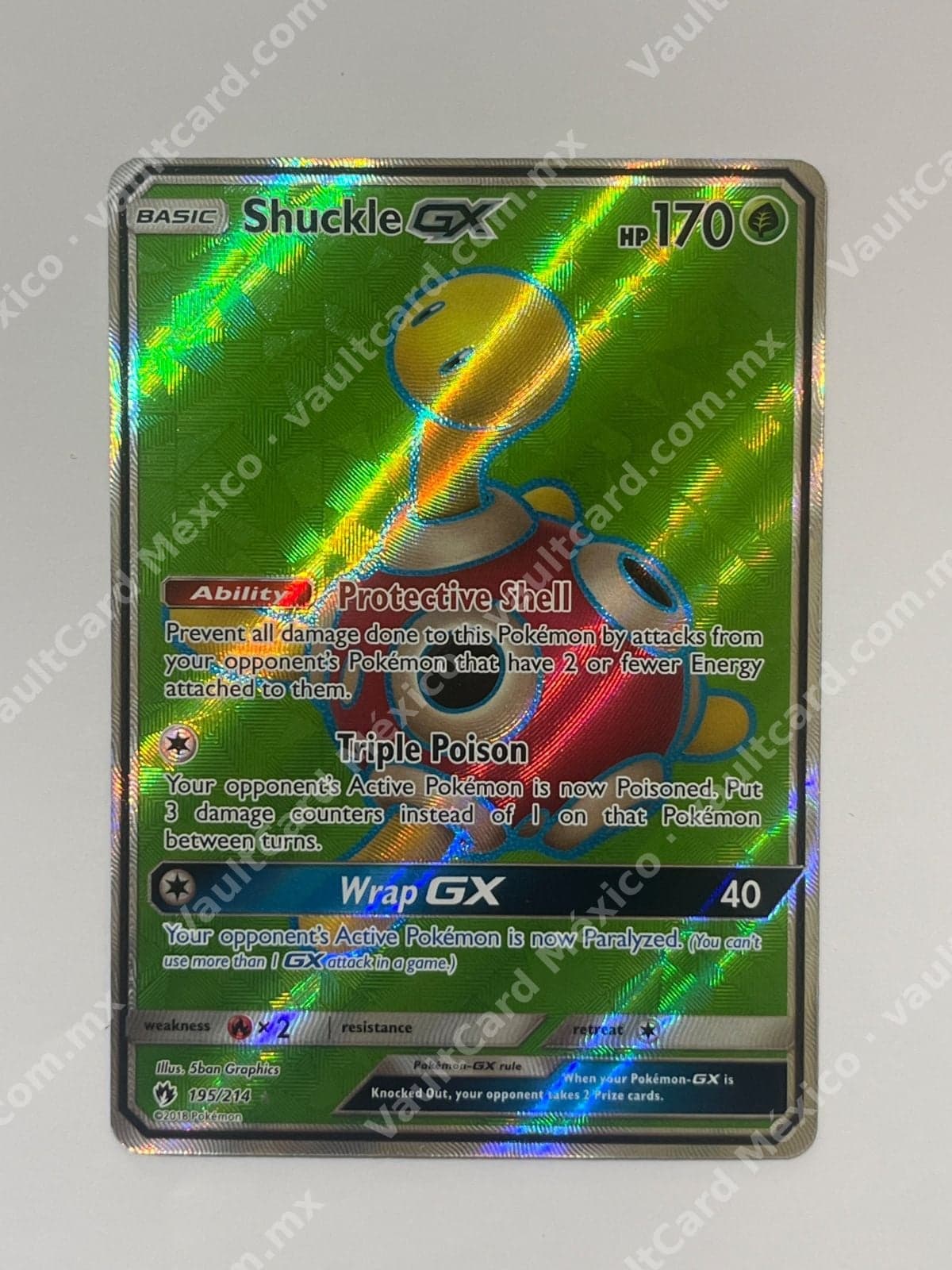 Shuckle GX 195/214 Full Art - Lost Thunder (LOT) Inglés