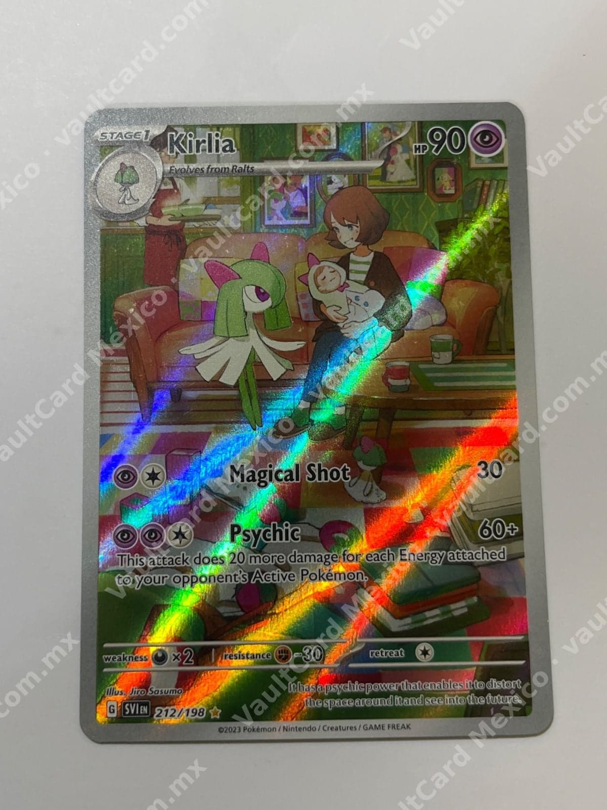 Kirlia 212/198 - Scarlet & Violet (SVI) Inglés Illustration Rare