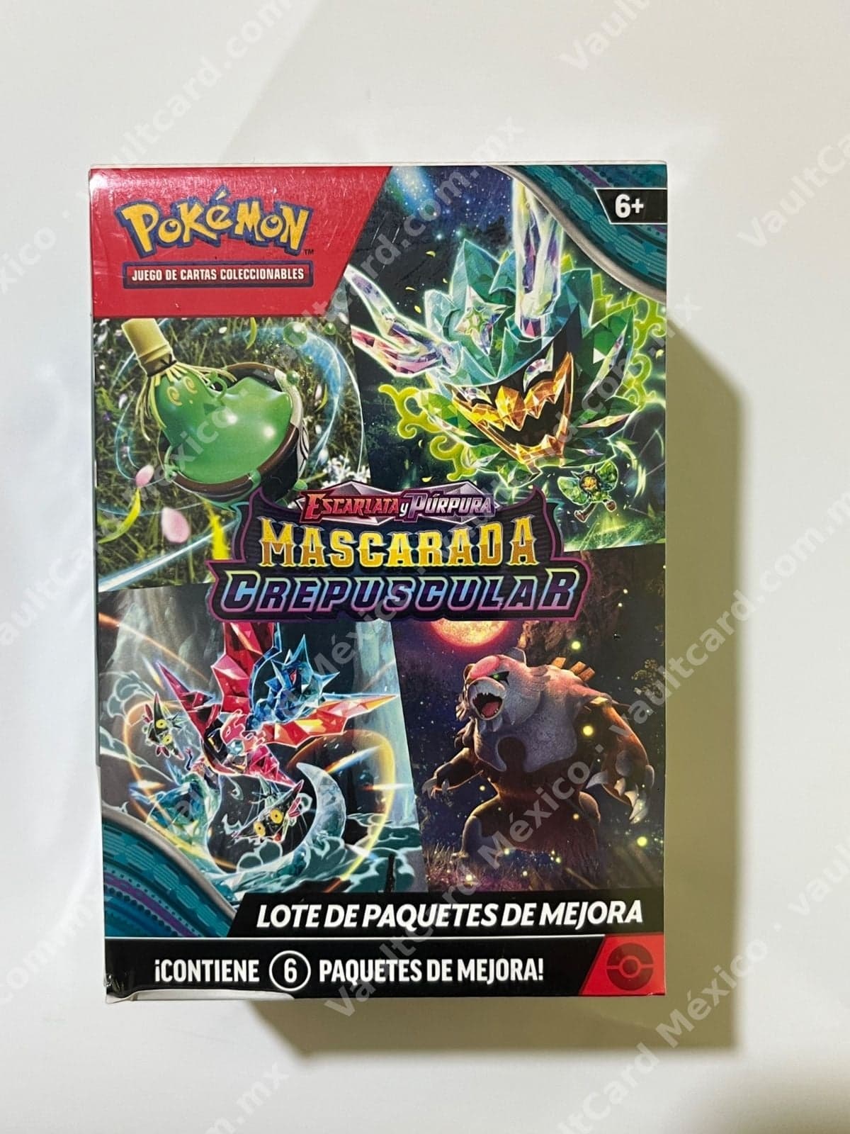 Lote de Paquetes de Mejora - Escarlata y Púrpura Mascarada Crepuscular (Español) - 6 Sobres