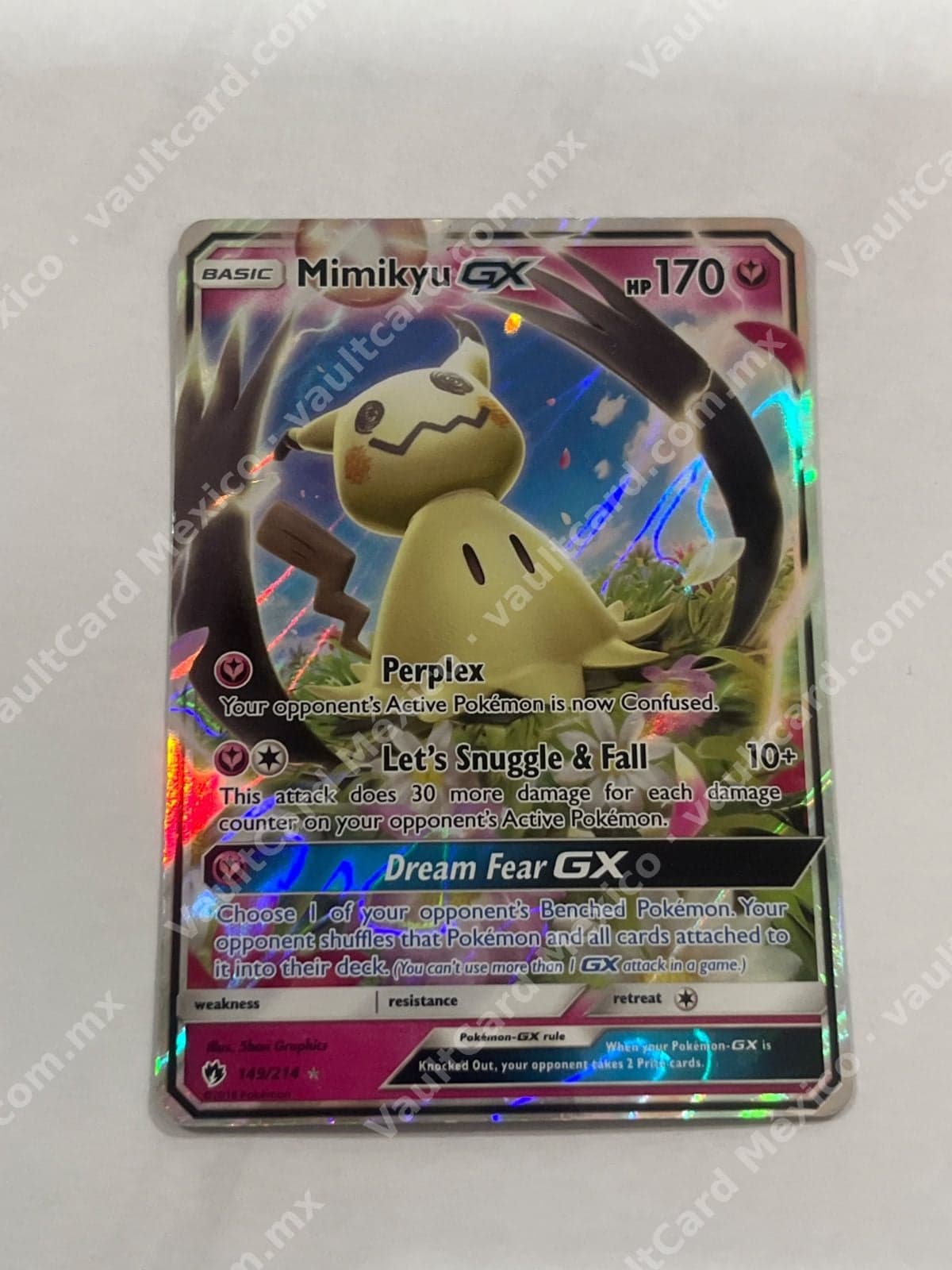 Mimikyu GX 149/214 - Lost Thunder Inglés