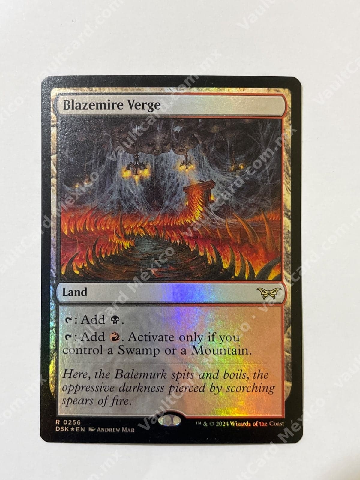 Blazemire Verge 0256 - Duskmourn: House of Horror (DSK) - Foil - Inglés