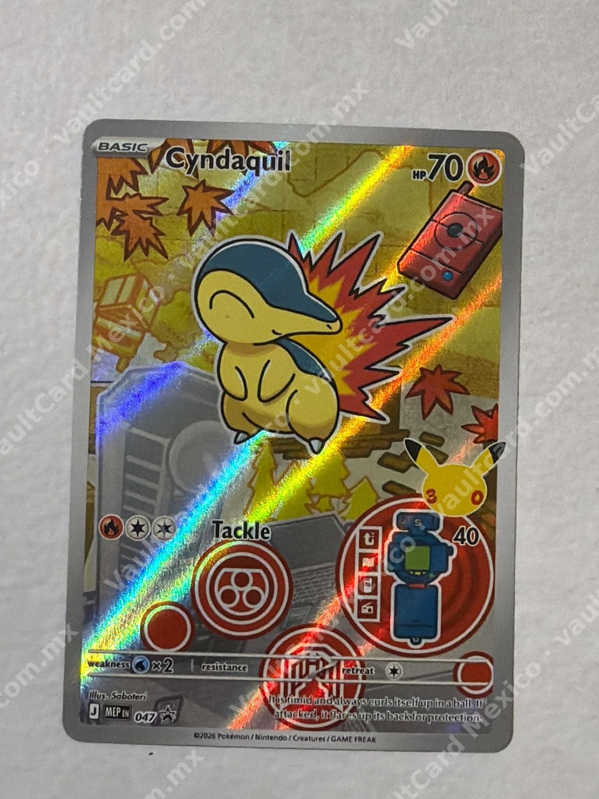 Cyndaquil 047 - Promo (MEP) Inglés Holo