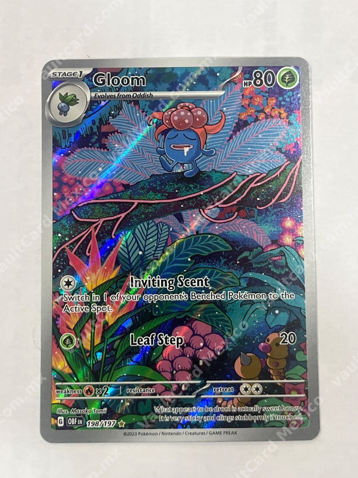 Gloom 198/197 - Obsidian Flames (OBF) Illustration Rare Inglés