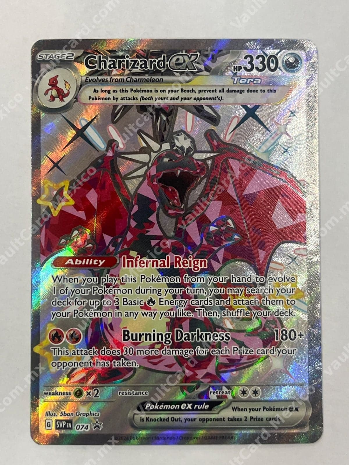 Charizard ex 074 - Promo Black Star (SVP) Inglés