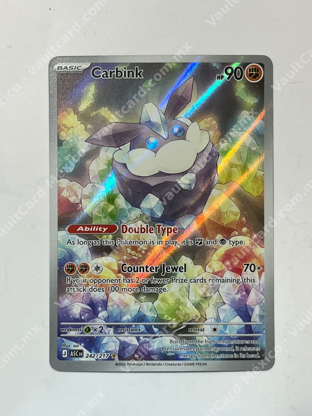 Carbink 242/217 - (ASC) Inglés Illustration Rare