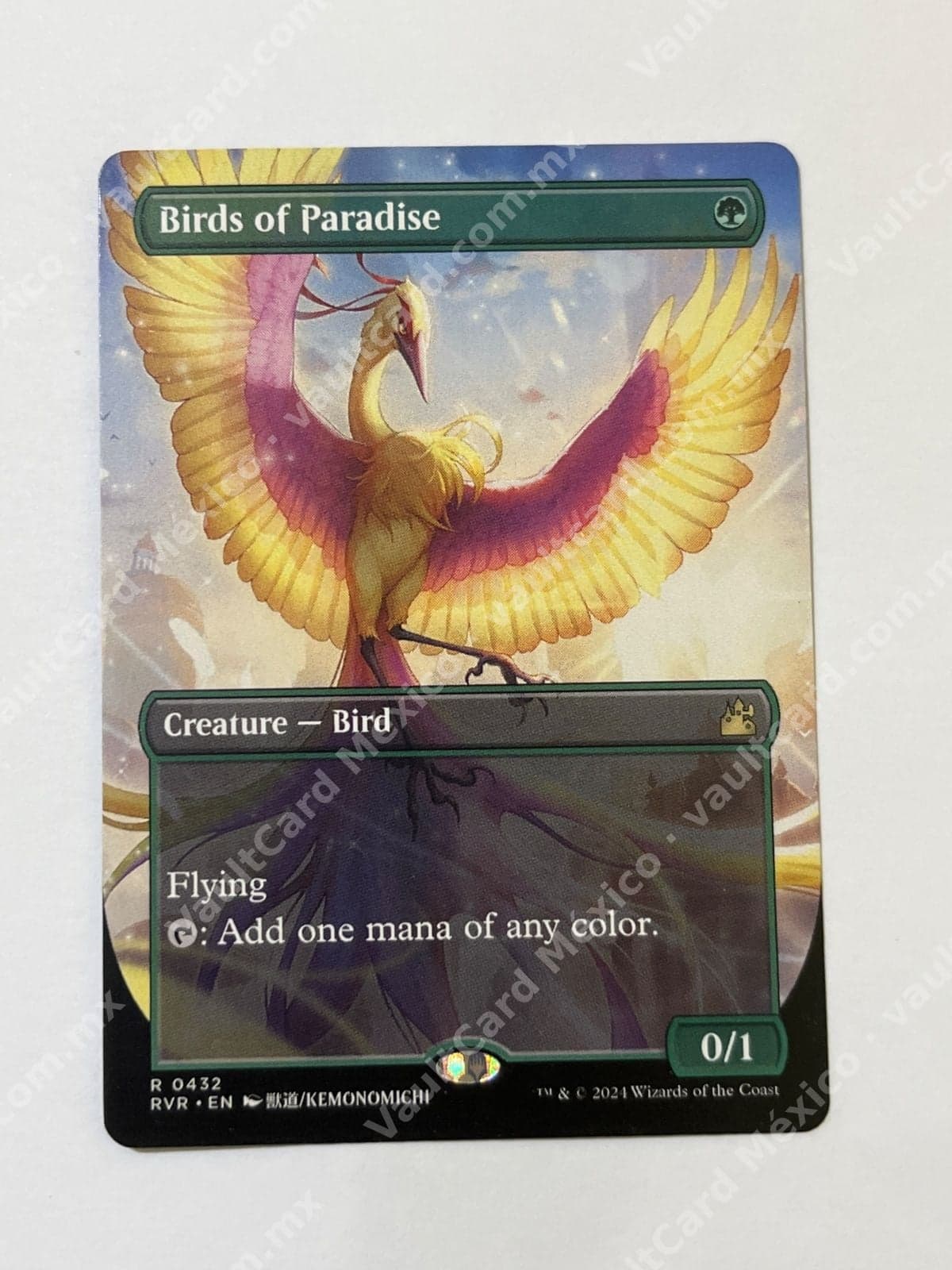 Birds of Paradise 0432 - Ravnica Remastered (RVR) - Inglés - Borderless