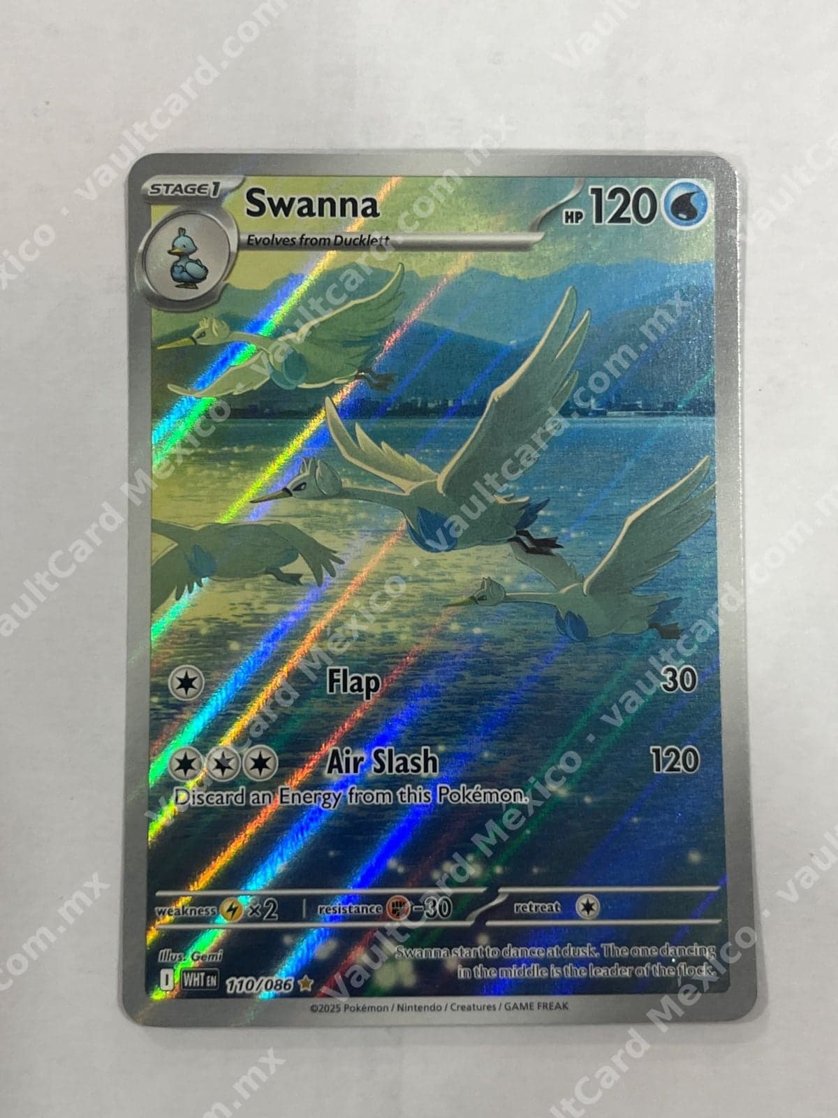 Swanna 110/086 - (WHT) Inglés - Illustration Rare