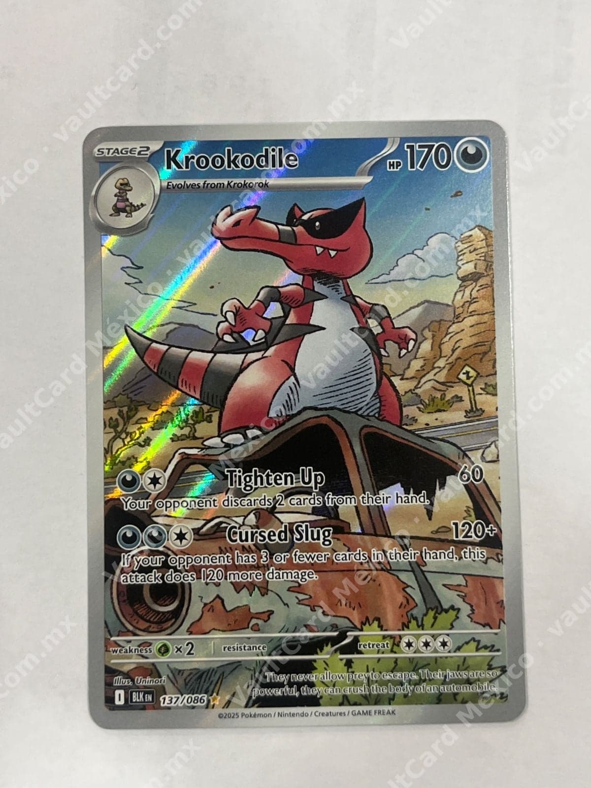 Krookodile 137/086 - (BLK) Inglés - Illustration Rare