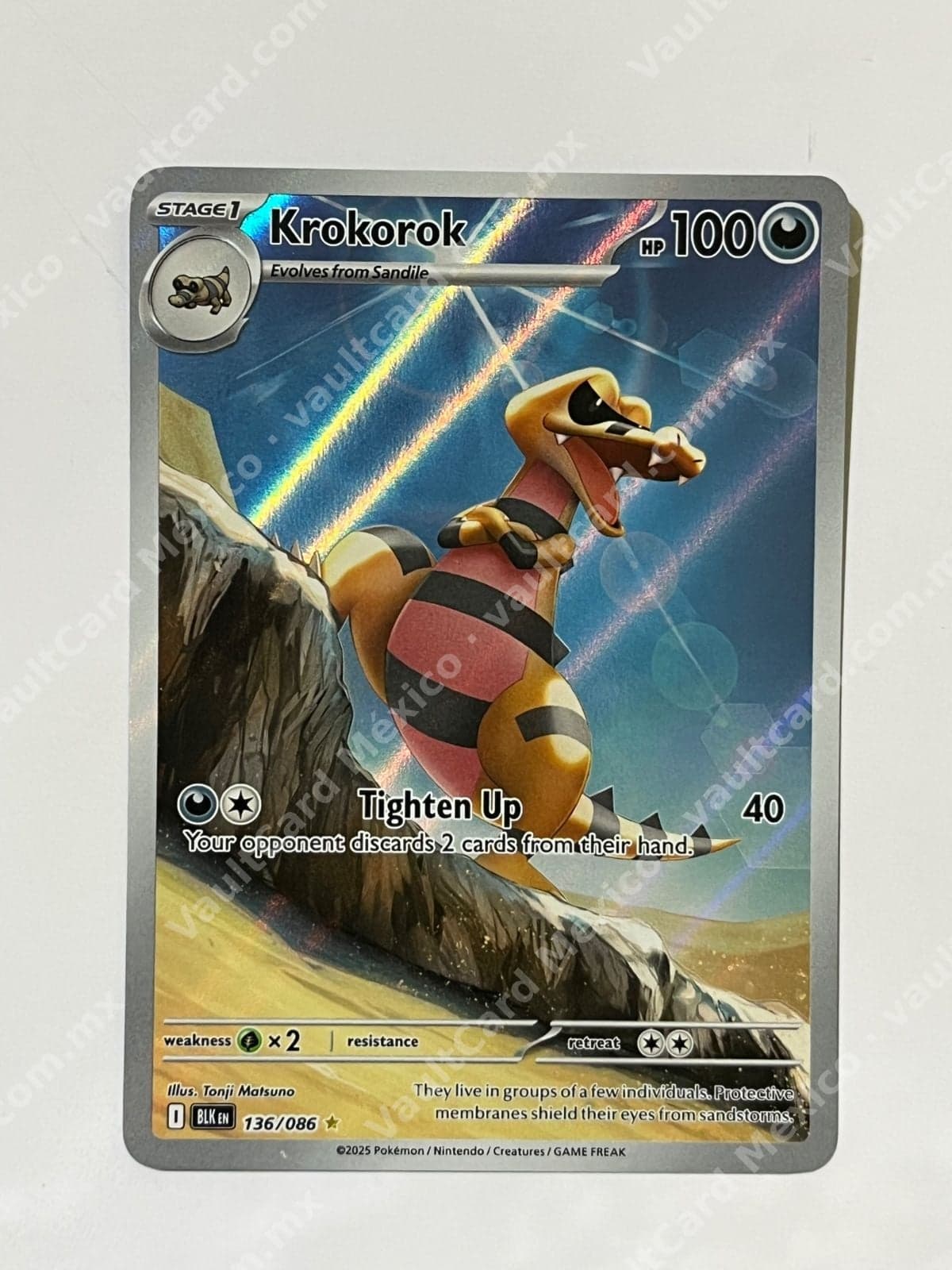 Krokorok 136/086 - (BLK) Inglés - Illustration Rare