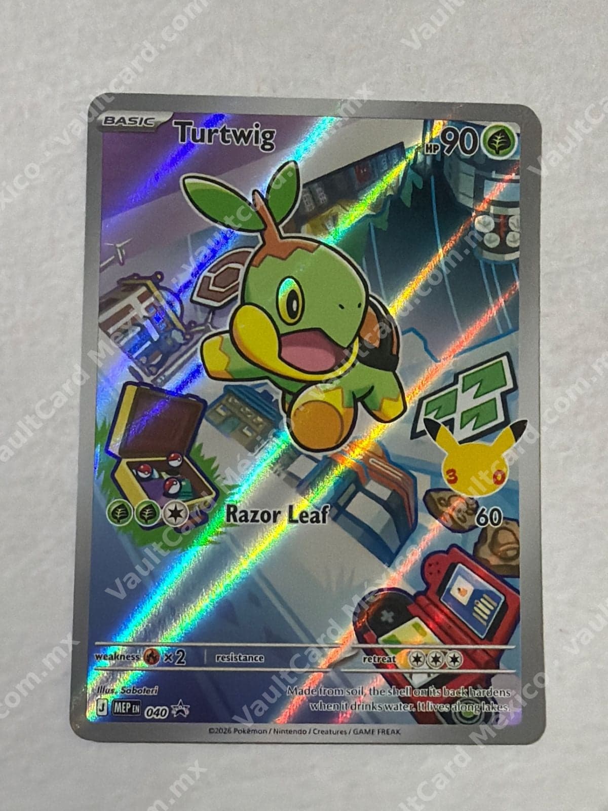 Turtwig 040 Promo (MEP) Holo Inglés - Pokémon TCG