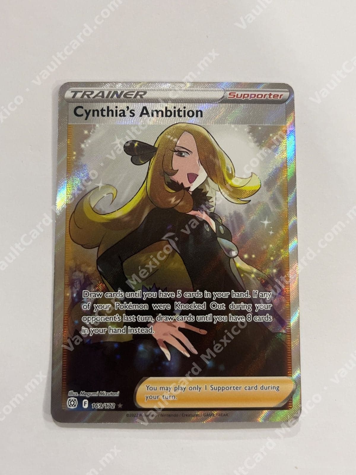 Cynthia's Ambition 169/172 Full Art - Brilliant Stars (BRS) Inglés