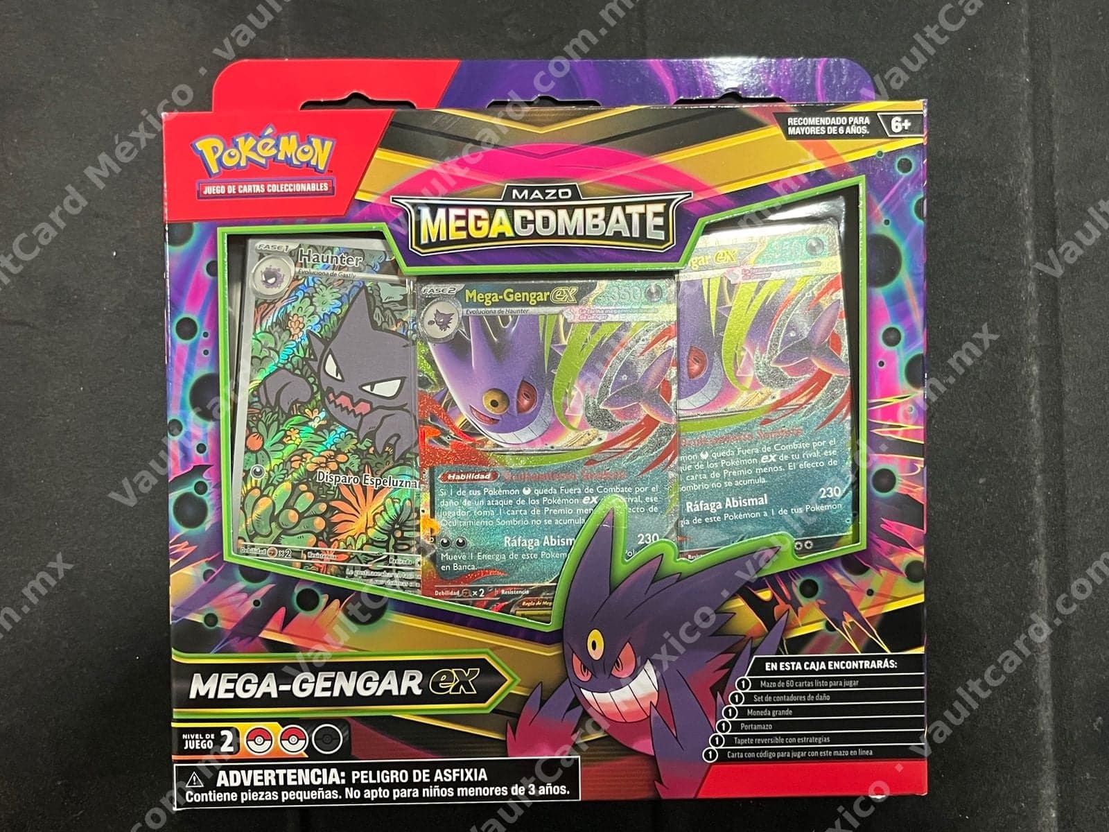 Mazo Mega Combate Mega-Gengar ex - Pokémon TCG Español (Sellado)