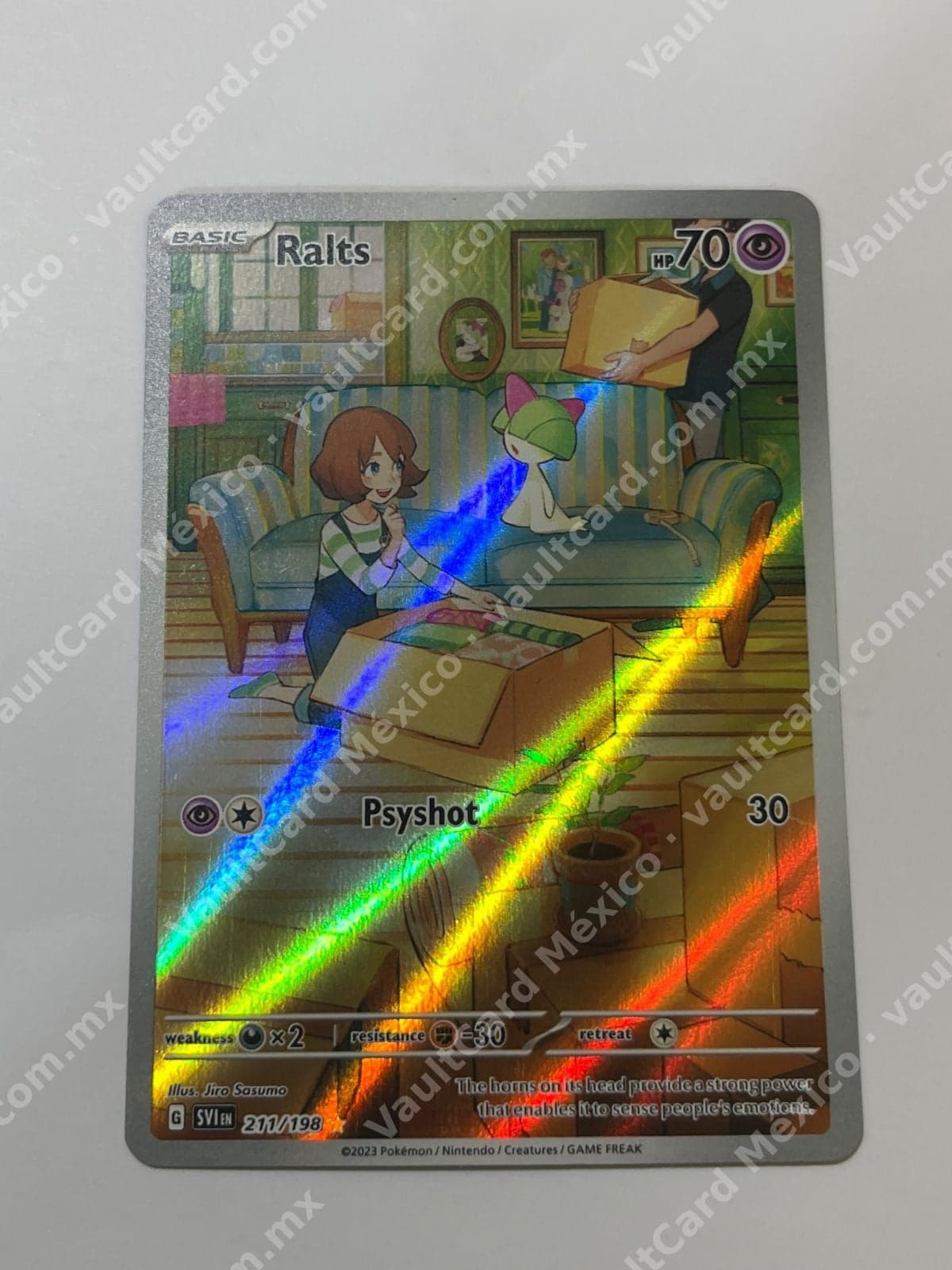 Ralts 211/198 - Scarlet & Violet (SVI) Illustration Rare Inglés