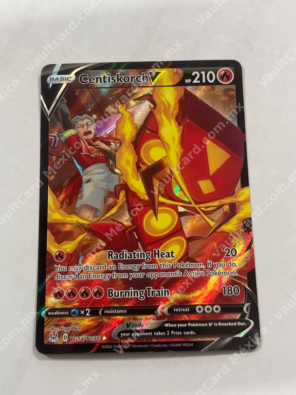 Centiskorch V TG14/TG30 - Lost Origin Trainer Gallery Inglés