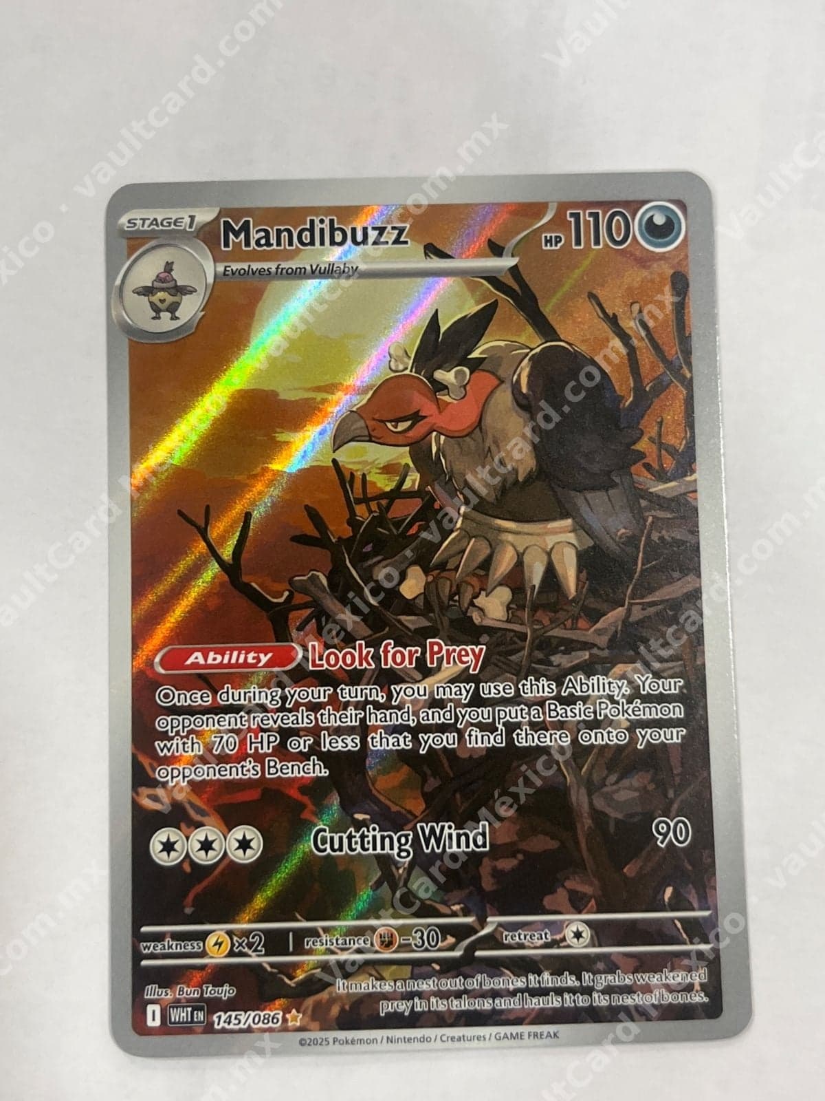 Mandibuzz 145/086 - (WHT) Inglés Illustration Rare