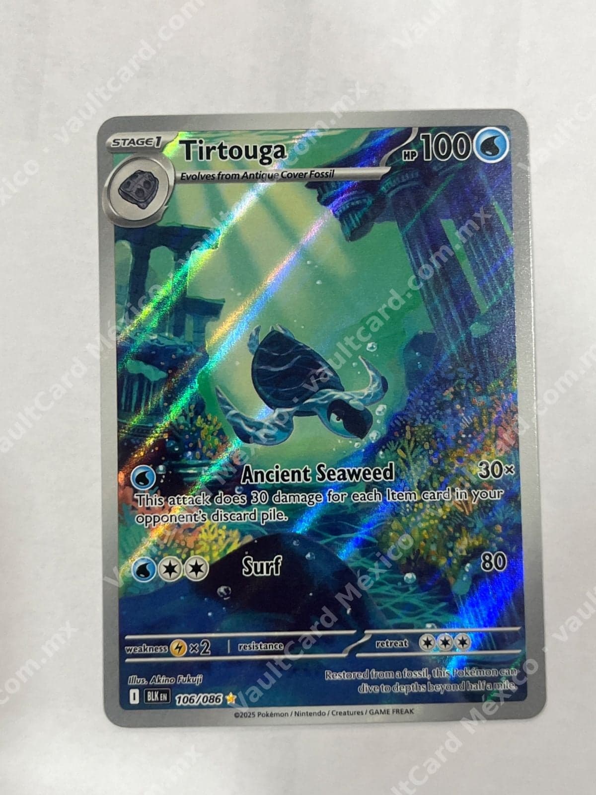 Tirtouga 106/086 - (BLK) Inglés - Illustration Rare