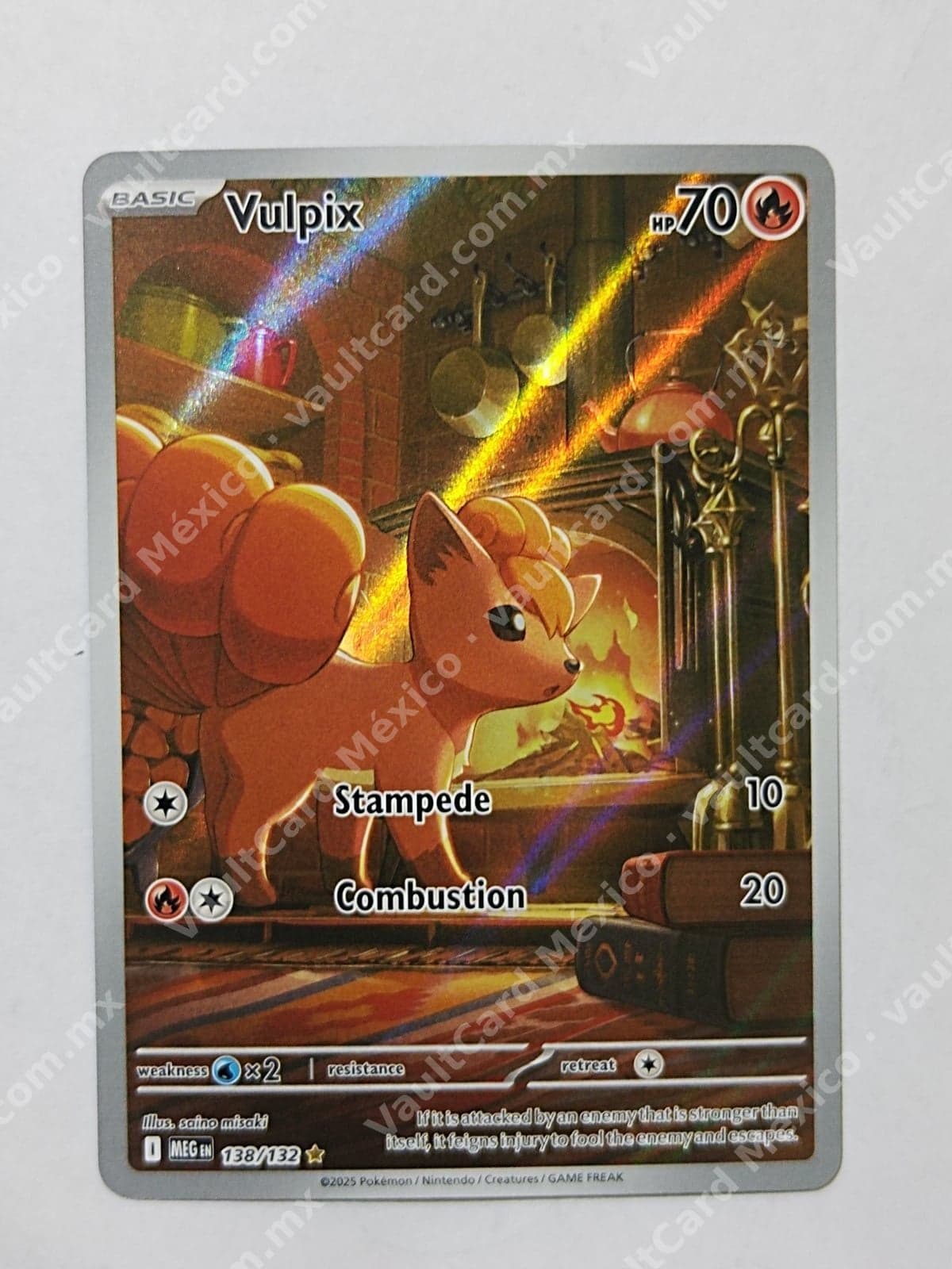 Vulpix 138/132 - (MEG) Inglés - Illustration Rare