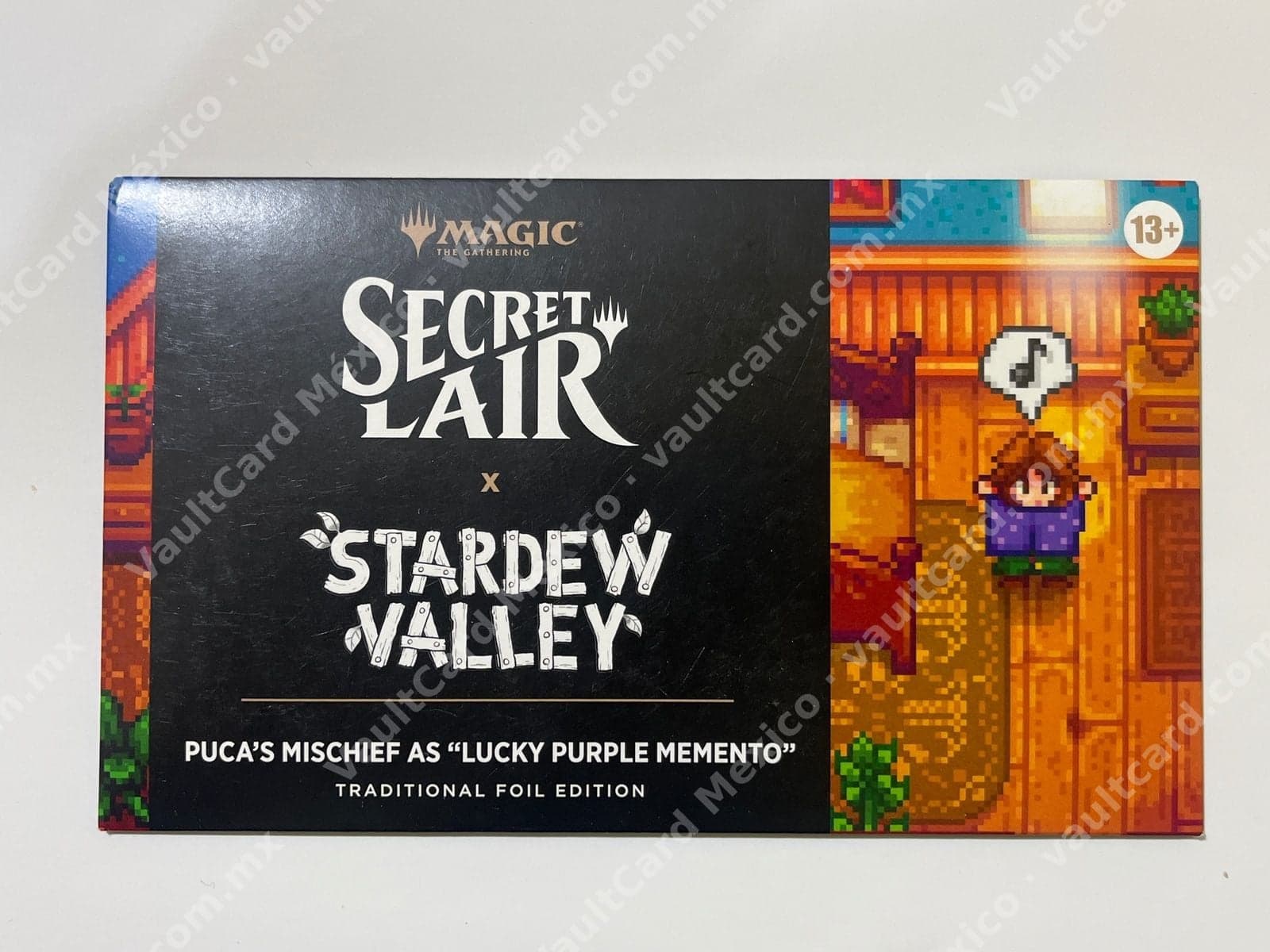 Secret Lair x Stardew Valley - Puca's Mischief "Lucky Purple Memento" Traditional Foil (Sellado, Inglés)