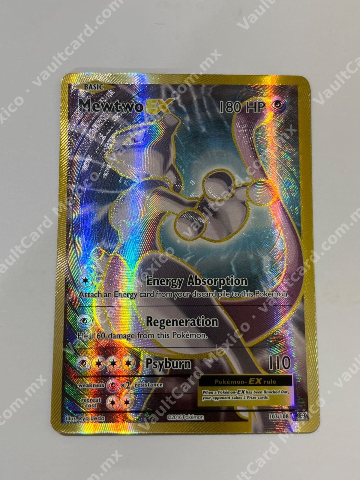 Mewtwo EX 103/108 Full Art - XY Evolutions Inglés