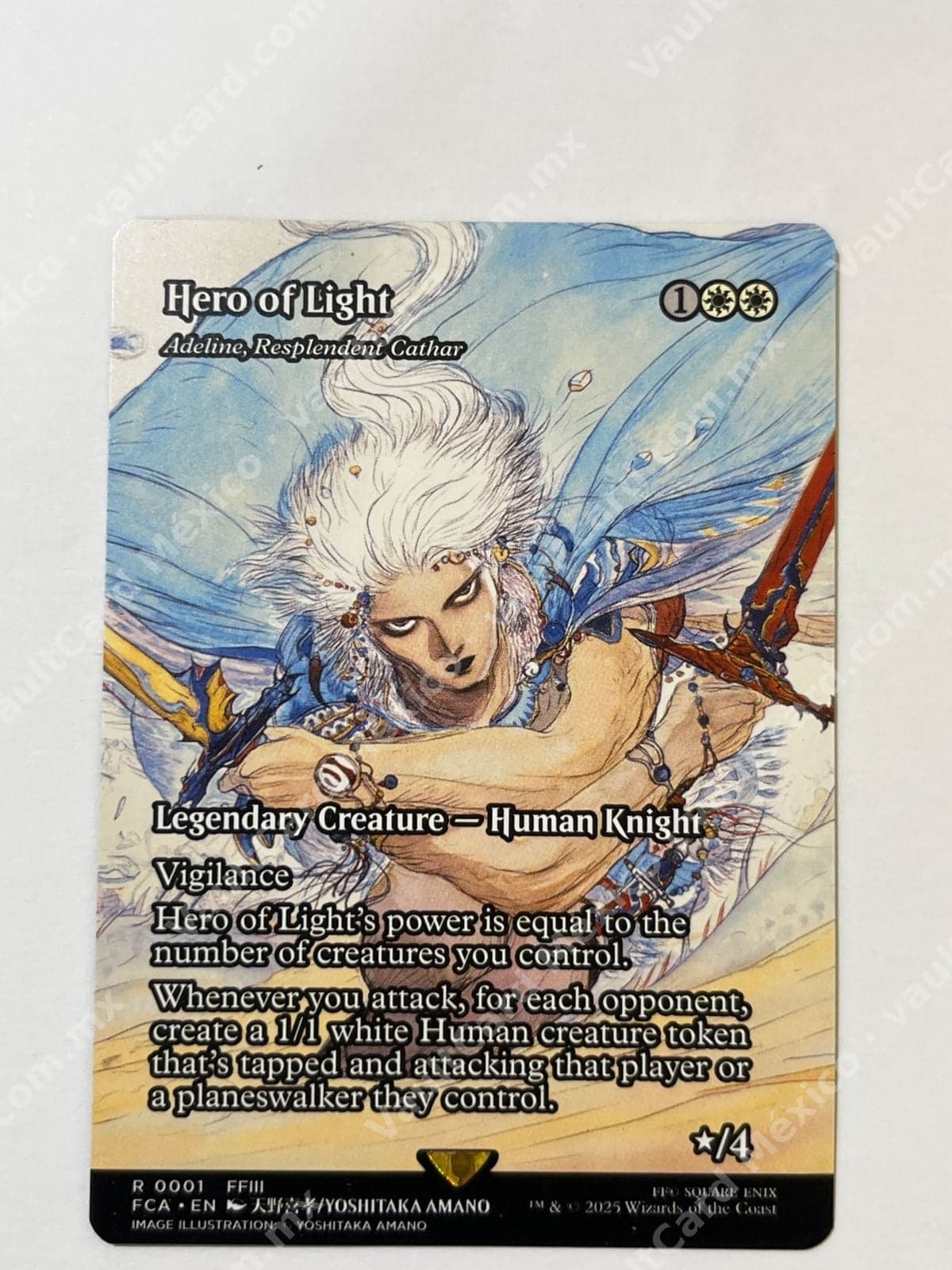 Hero of Light (Adeline, Resplendent Cathar) #0001 - Final Fantasy (FCA) - Inglés
