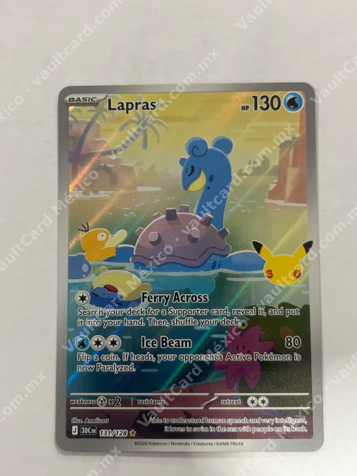 Lapras 131/128 - (30C) Inglés - Illustration Rare